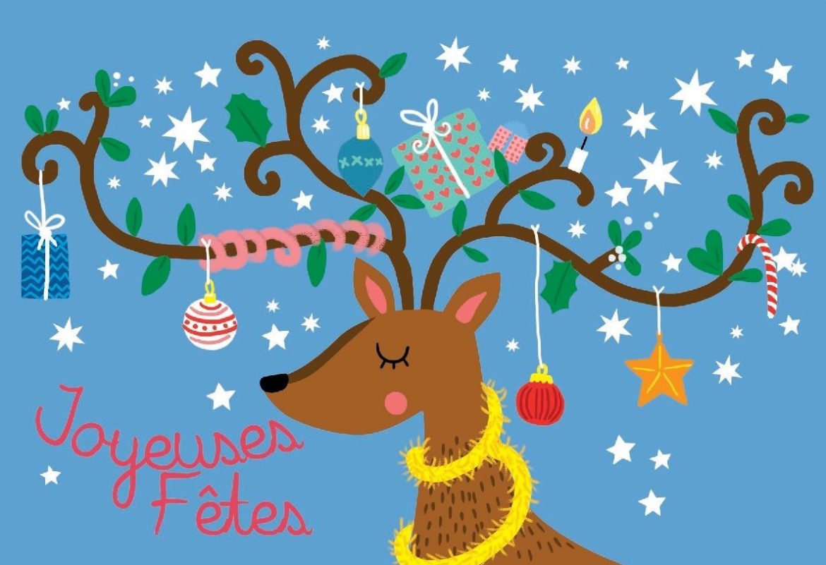 Carte De Vœux Noël Avec Enveloppe – Cartes Drôles Joyeuses Fêtes Pour Famille, Amis, Collègues