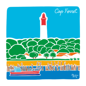 Carte d’art Blandine Lamy "Cap Ferret"