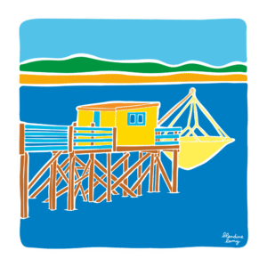 Carte d’art Blandine Lamy "Pêcherie"