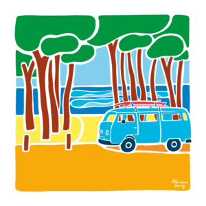 Carte d’art Blandine Lamy "Van"