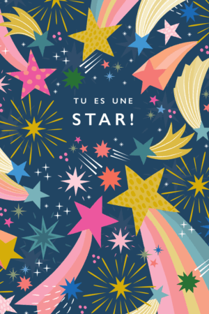 Carte évènement Klara Hawkins "Tu es une star"