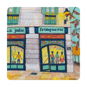 Carte d’art Manuela Dupont "La jolie fringuerie"