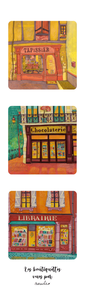 Marque-pages Manuela Dupont "Boutiquettes 2"