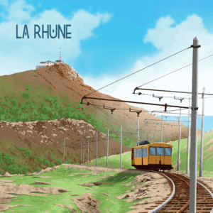 Carte d'art Raoul Paoli "La Rhune"