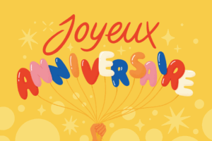 Carte anniversaire Studio Syllabe "Anniversaire"