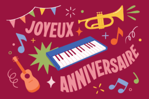 Carte anniversaire Studio Syllabe "Anniversaire"