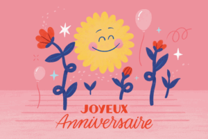 Carte anniversaire Studio Syllabe "Anniversaire"