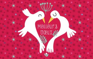 Carte Meilleurs voeux Cécile Drevon "Colombes"