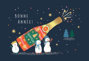 Carte Bonne année Klara Hawkins "Cheer"